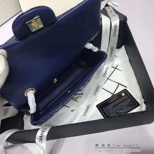 香奈兒CHANEL 升級版A1116小羊皮金銀鏈條單肩斜挎包 DSC1054